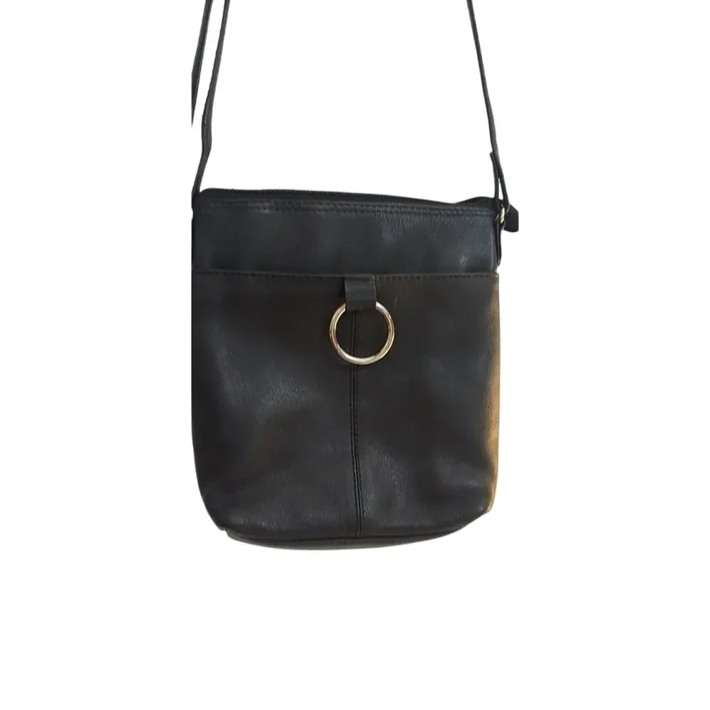Bueno Black 100% Leather Purse